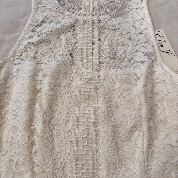 NWT Eliza J Lace Sheath Dress in Ivory, size 6, Wedding, Event, Church, Easter - Picture 12 of 14